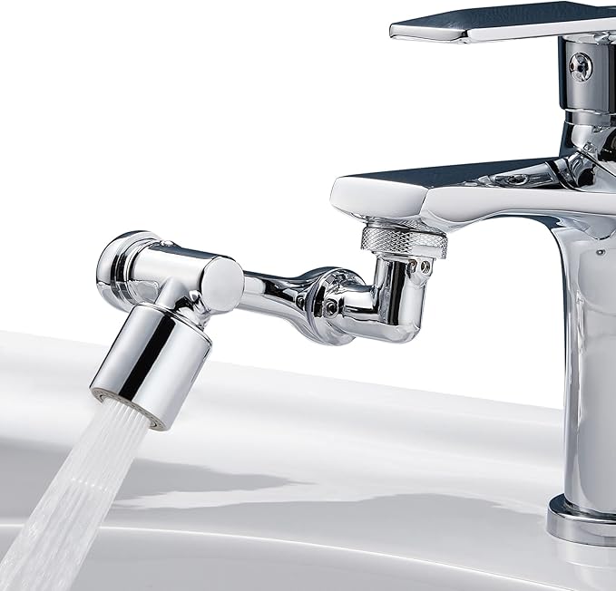 Chrome Basin Mixer Tap with Swivel Spout