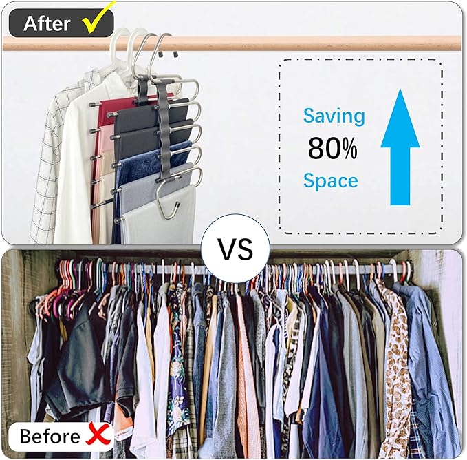 Multifunctional Pant Hangers Set