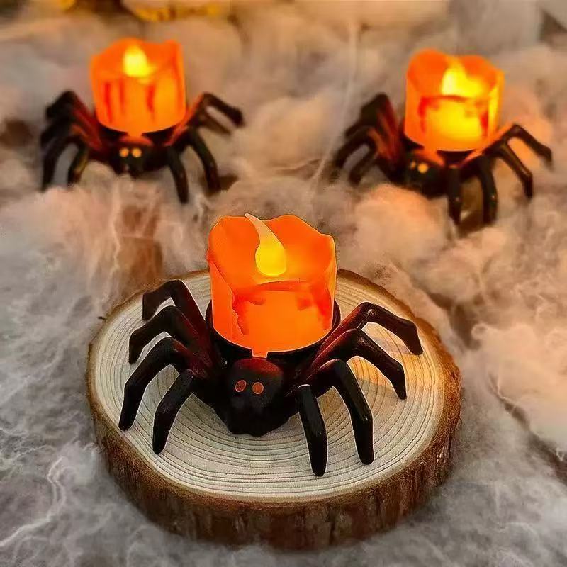 Halloween Spider Candle Lights