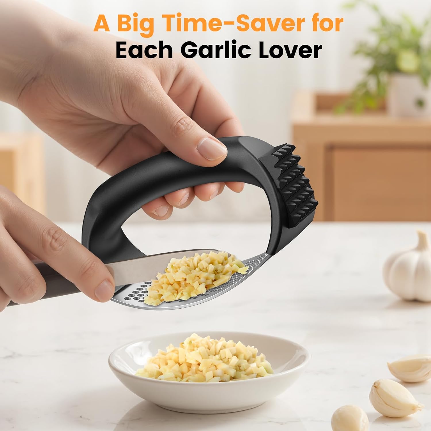 Garlic Press Crusher