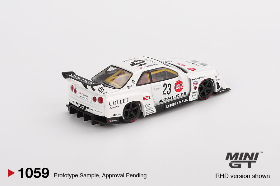 Mini GT NISSAN GTR (R34) SUPER SILHOUETTE ATHLETE/COLLET 2024