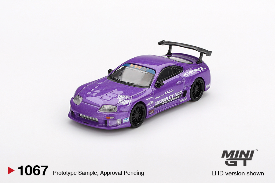 Mini GT TOYOTA SUPRA MK4 (A80) TOP SECRET GT-300 TOP SECRET PURPLE  2014