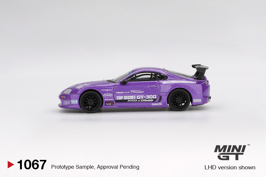 Mini GT TOYOTA SUPRA MK4 (A80) TOP SECRET GT-300 TOP SECRET PURPLE  2014