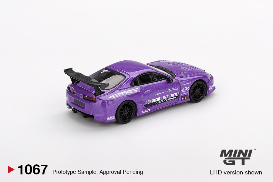 Mini GT TOYOTA SUPRA MK4 (A80) TOP SECRET GT-300 TOP SECRET PURPLE  2014