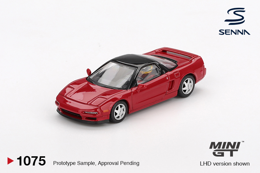 Mini GT HONDA NSX PROTOTYPE  MIDSHIP SPORTS AYRTON SENNA W/ FIGURE 1989