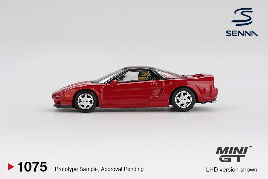 Mini GT HONDA NSX PROTOTYPE  MIDSHIP SPORTS AYRTON SENNA W/ FIGURE 1989