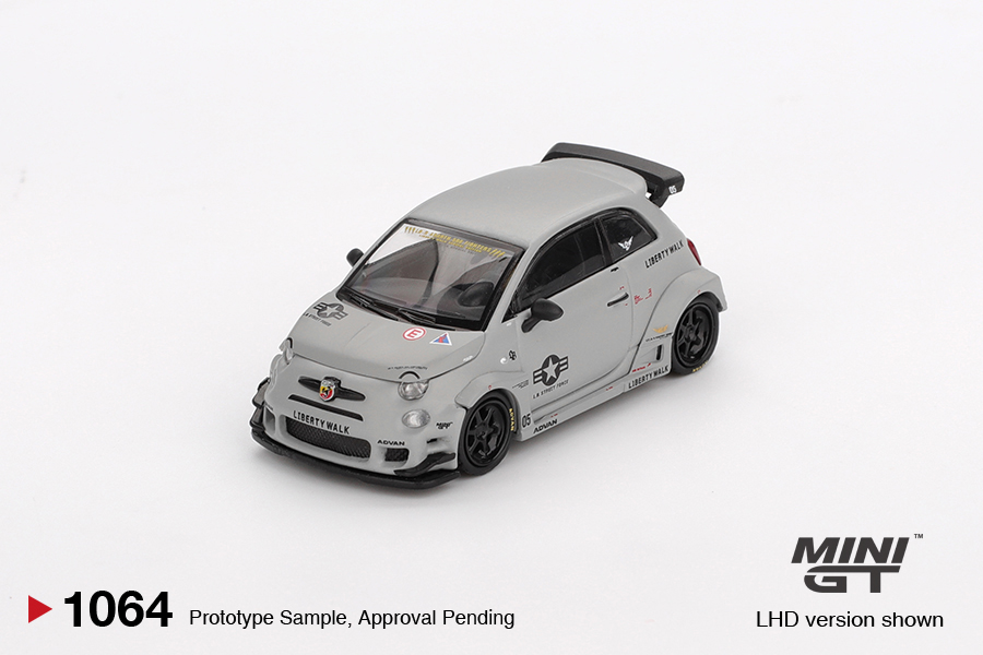 Mini GT FIAT ABARTH 595 LB-WORKS X  ABAS WORKS FIGHTERS 2024