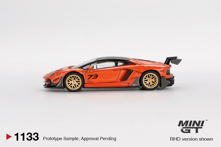 Mini GT LAMBORGHINI AVENTADOR LBWORKS LIMITED EDITION ORANGE MDX 2025