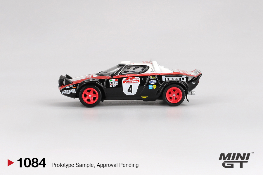 Mini GT LANCIA STRATOS HF #4 RALLY SANREMO WINNER 1978