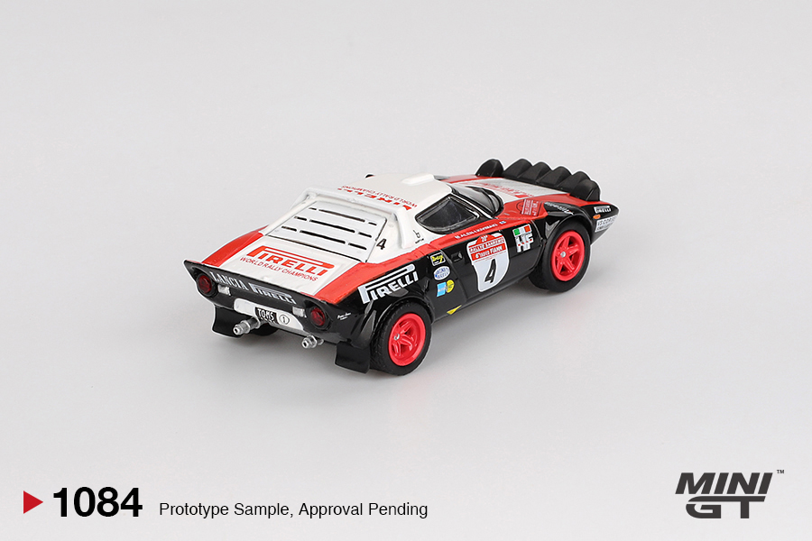 Mini GT LANCIA STRATOS HF #4 RALLY SANREMO WINNER 1978