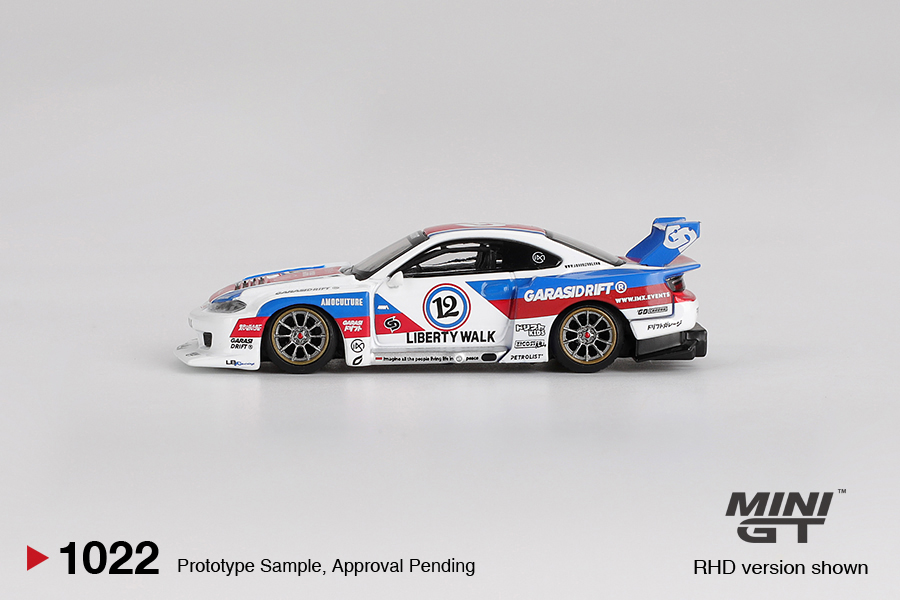 MINI GT NISSAN SILVIA S15 LB-SUPER - SILHOUETTE GARASIDRIFT X LBWK  2025