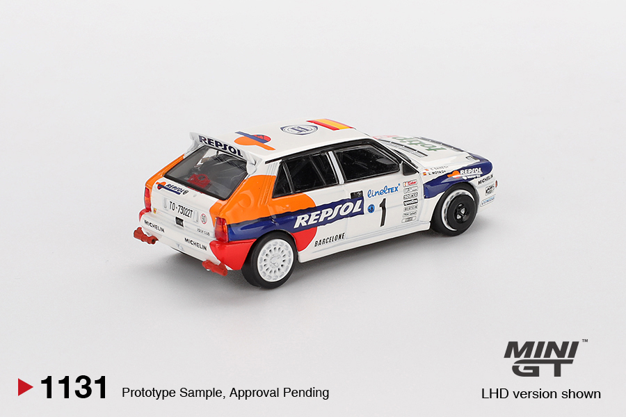 MINI GT LANCIA DELTA INTEGRALE EVOLUZIONE #1 RALLY MONTE CARLO 1993