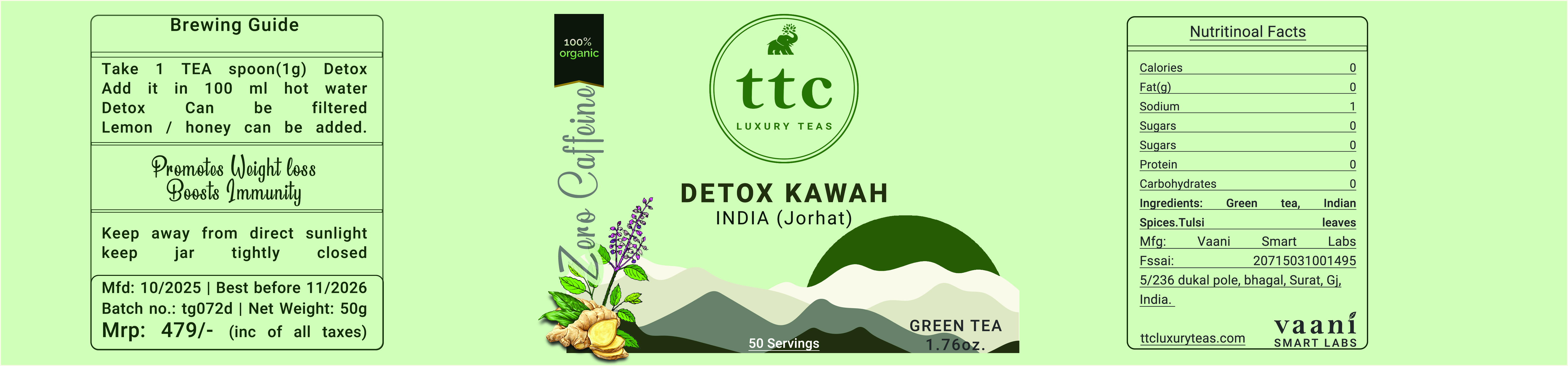 Detox Kawah Green Tea