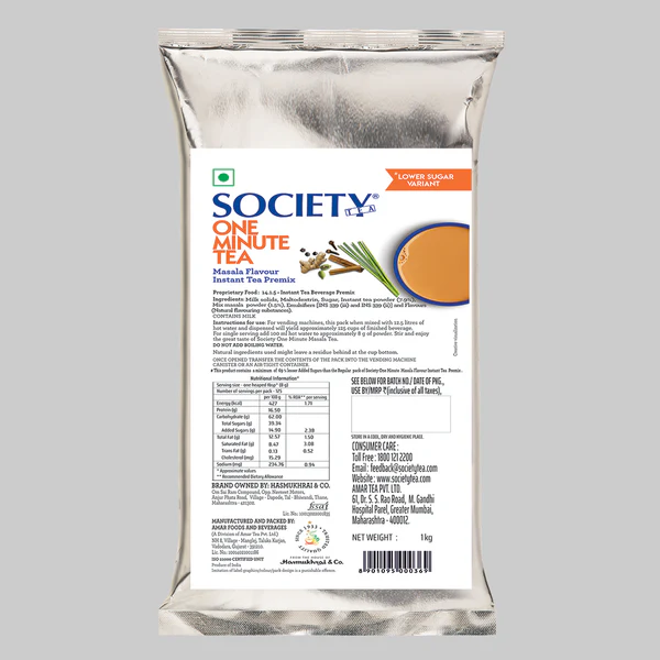Society One Minute Tea Masala Flavour