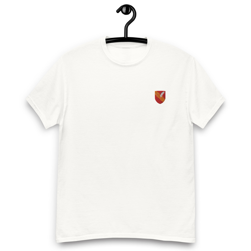 T-Shirt avec blason de Courseval sur le Coeur