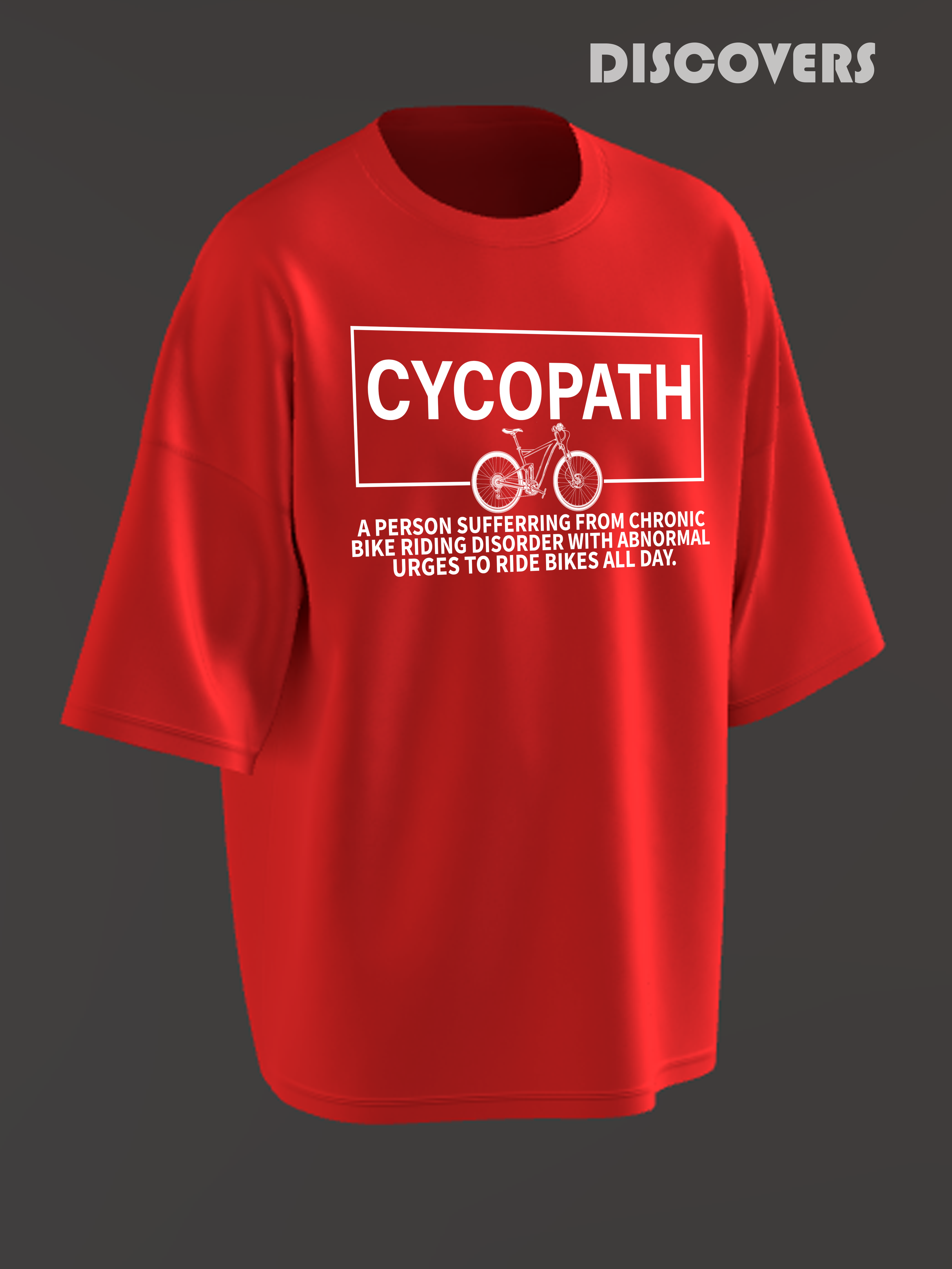 Red Cycopath T-shirt