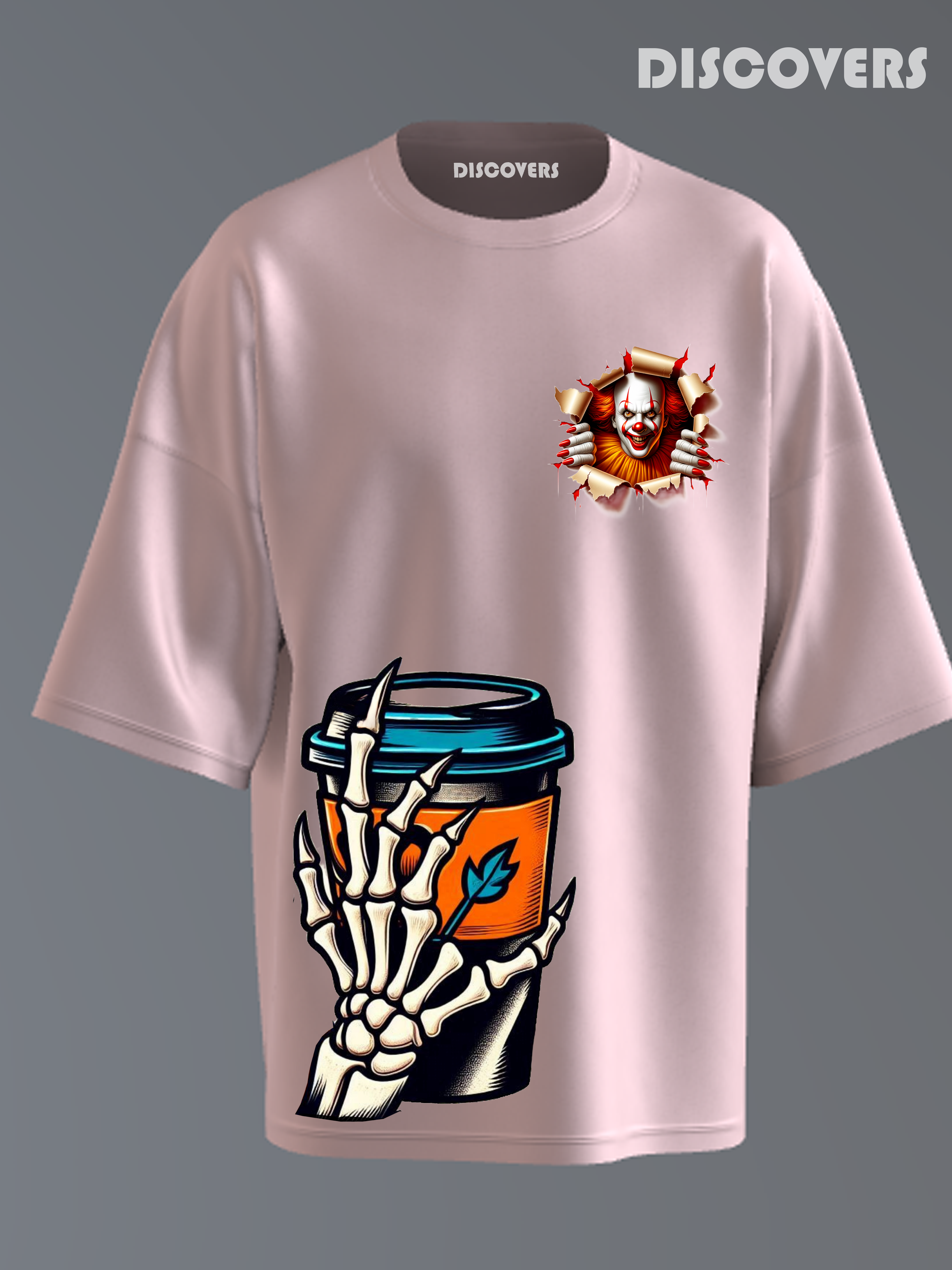 Skeleton Hand Graphic T-Shirt