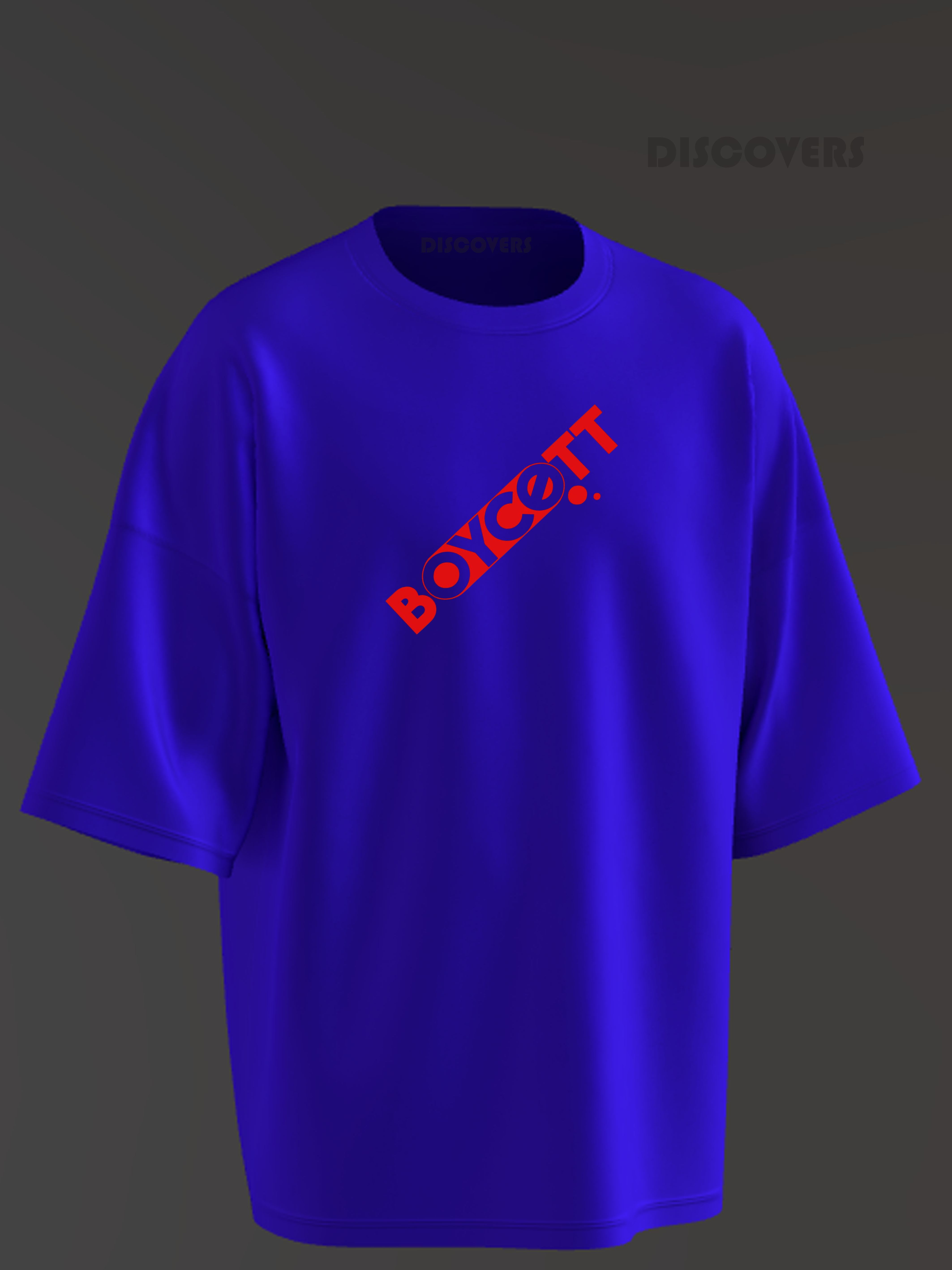 Boycott Graphic Oversized T-Shirt