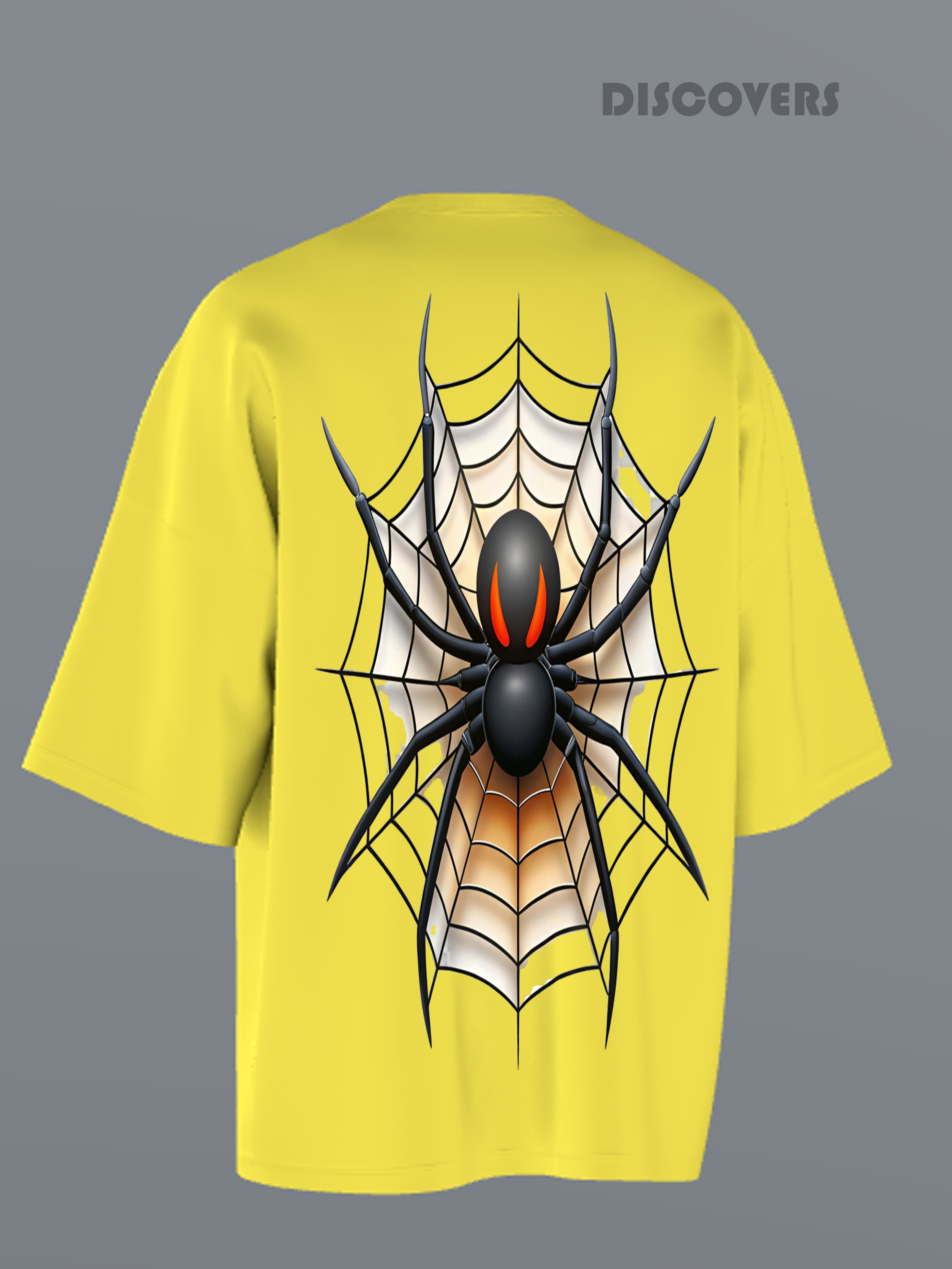 Yellow Spider Web T-Shirt