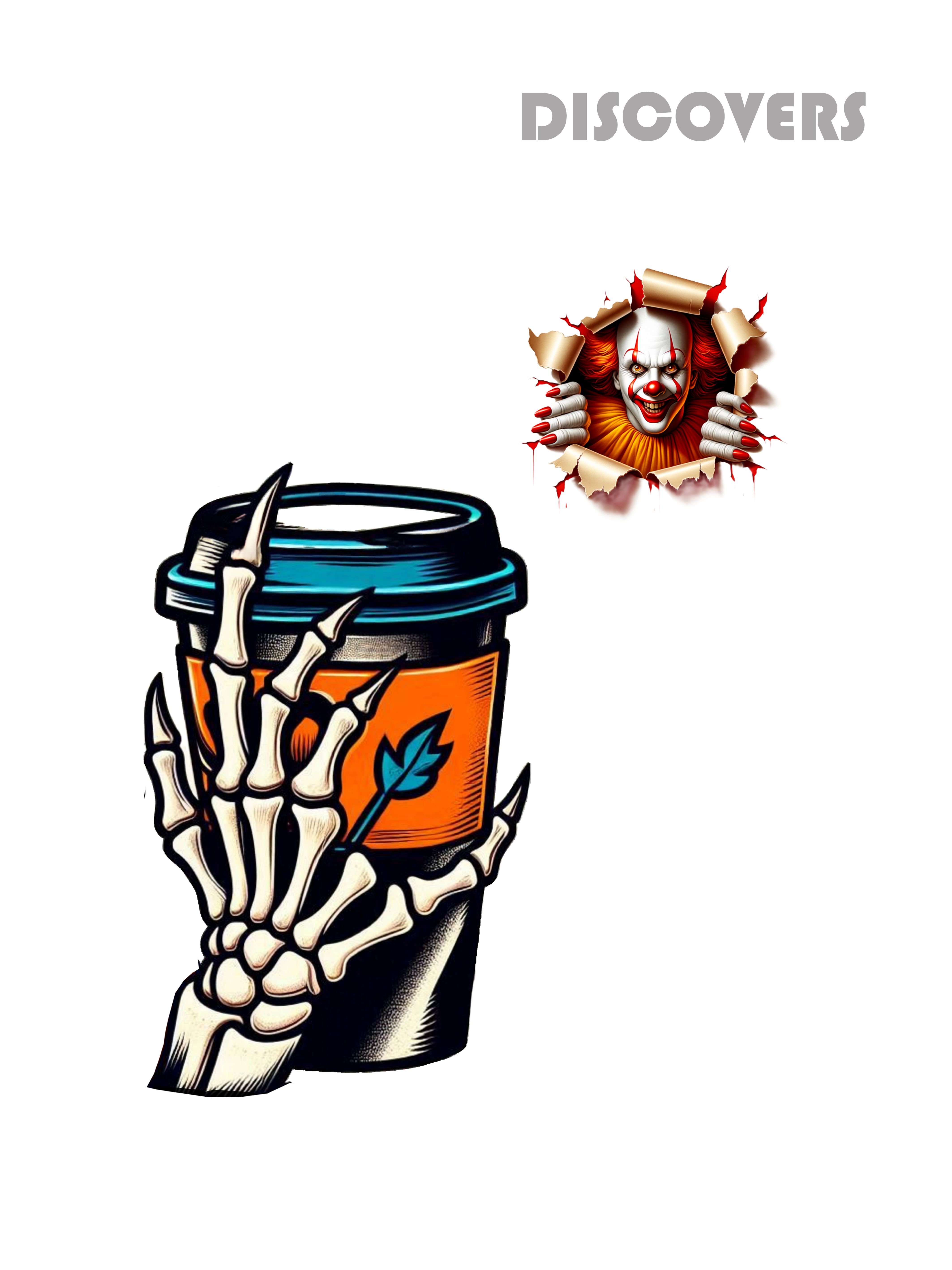 Skeleton Hand Graphic T-Shirt