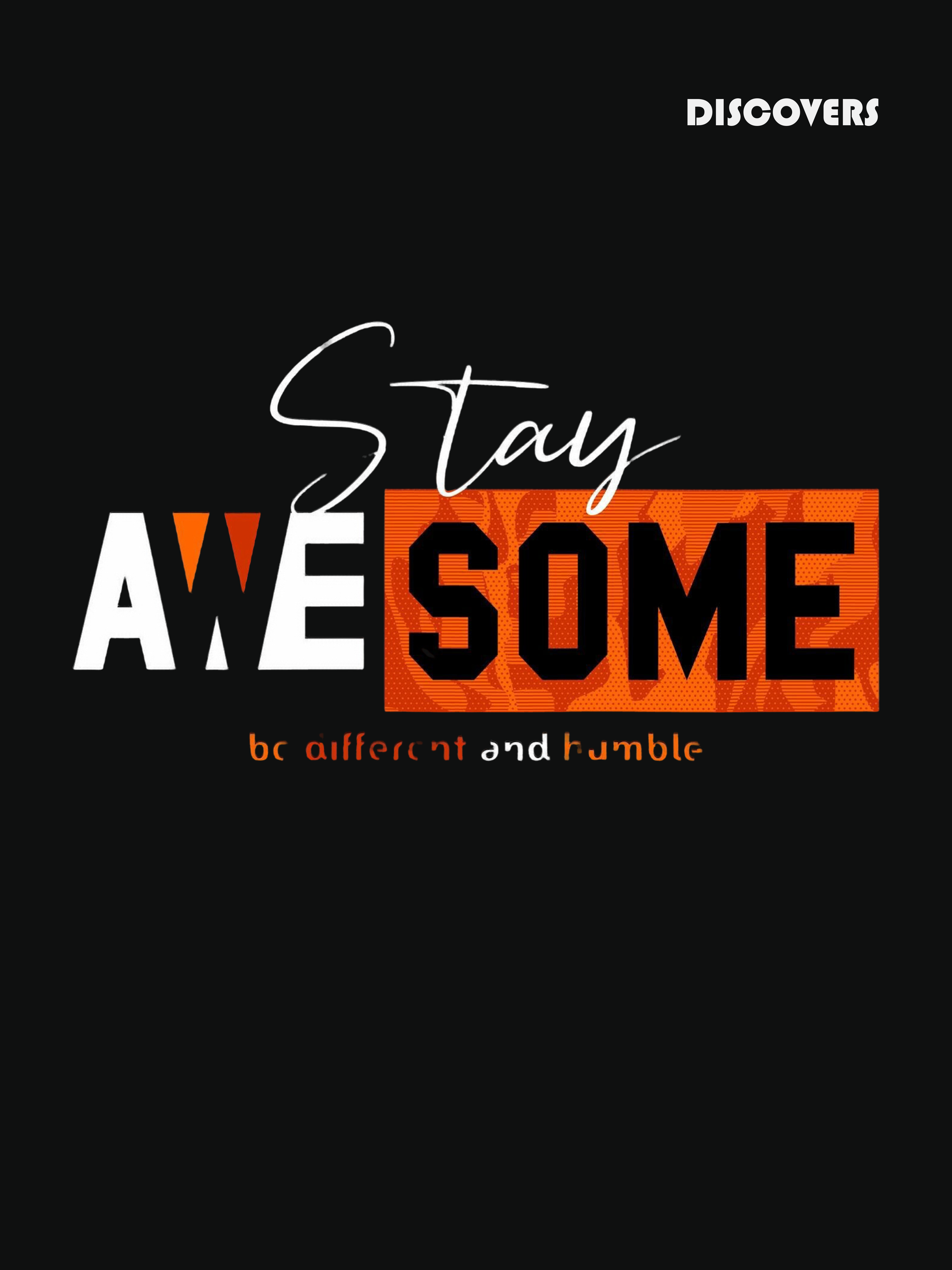 Stay Awesome Oversized T-Shirt