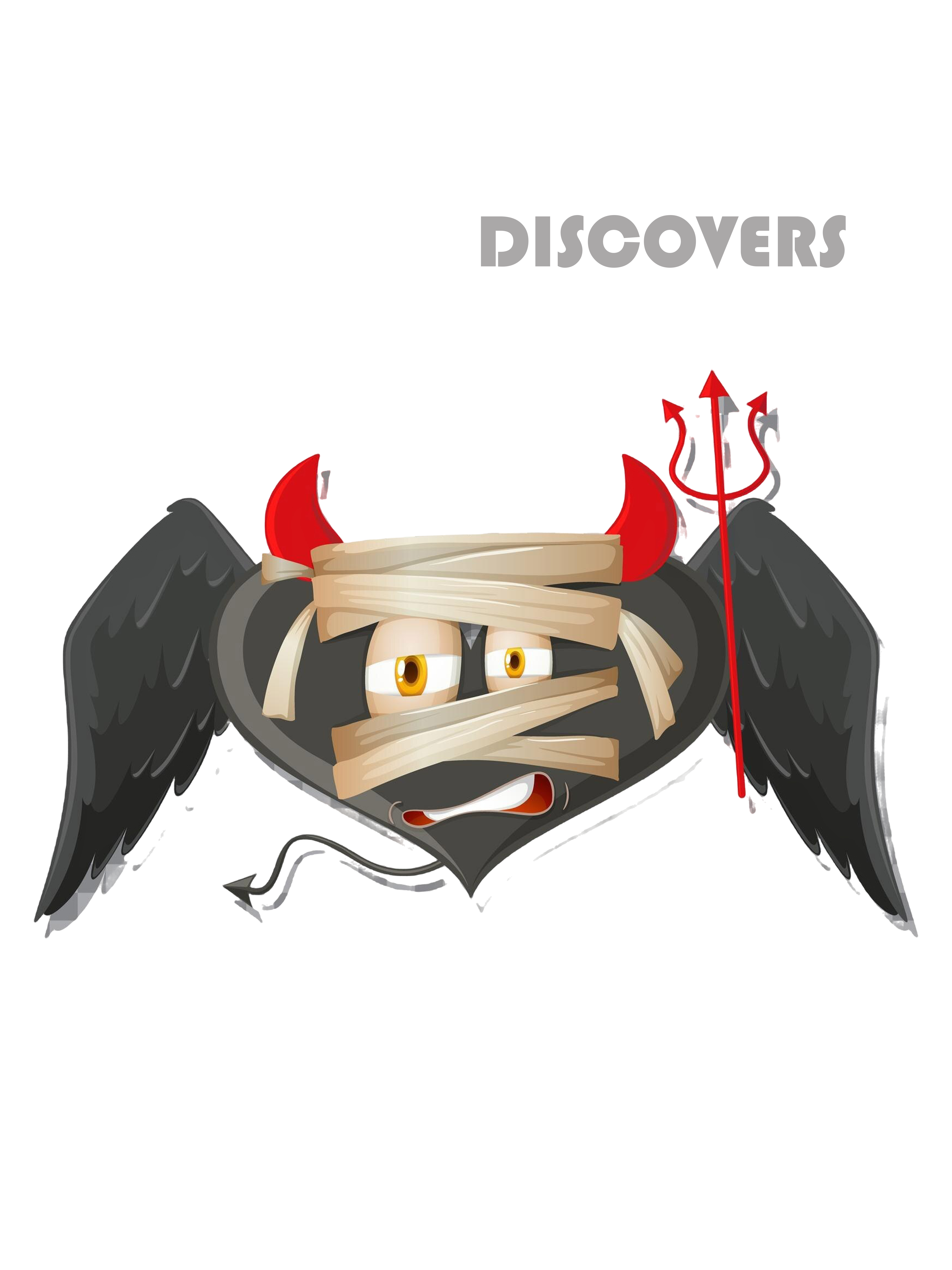 Yellow Devil Emoji Graphic T-Shirt