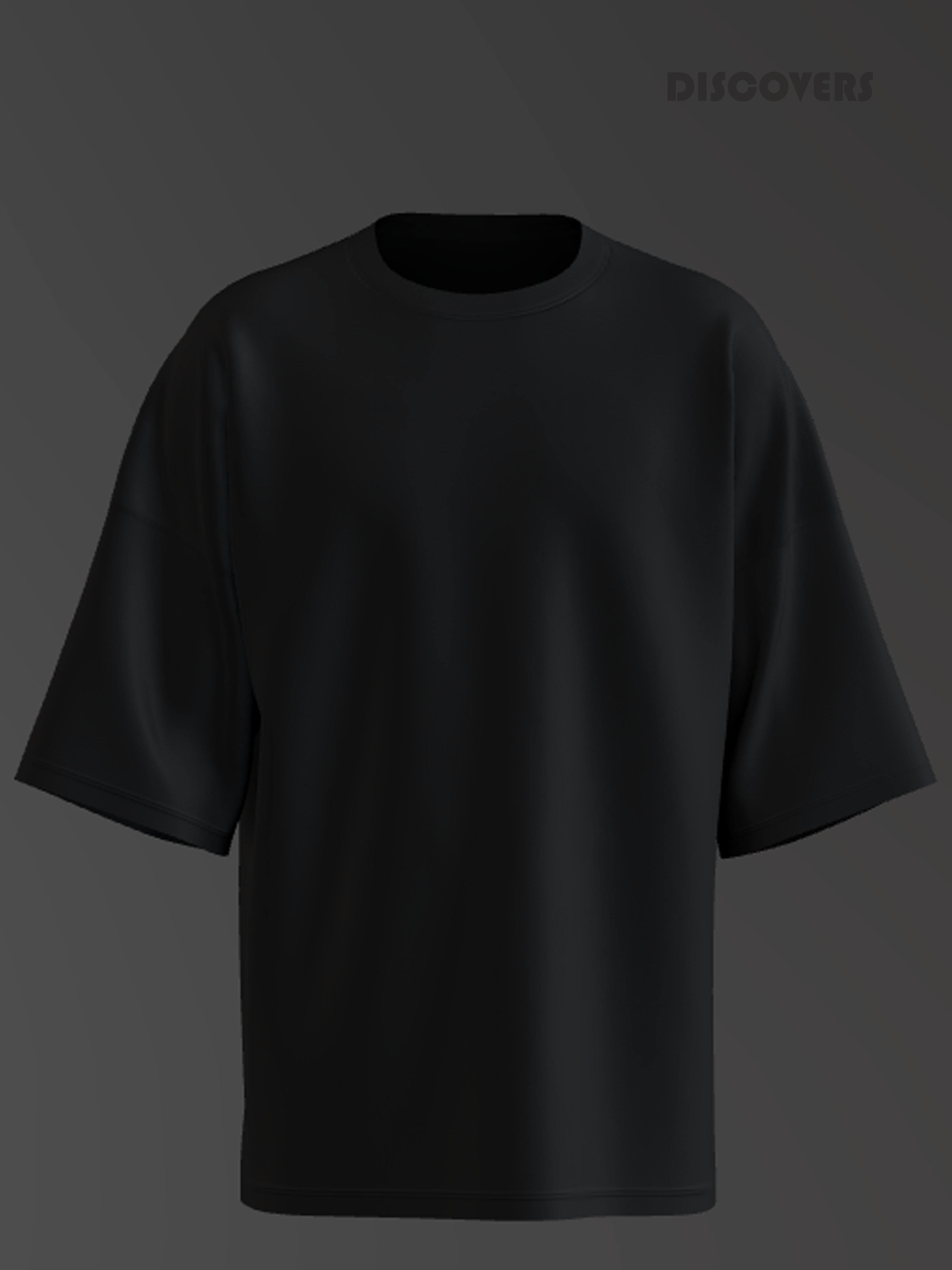 Black Graphic Anime T-Shirt