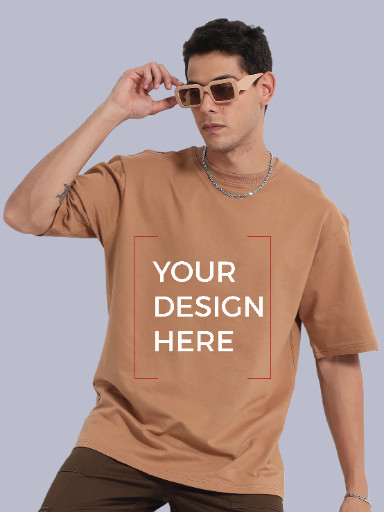 Customizable Brown T-Shirt