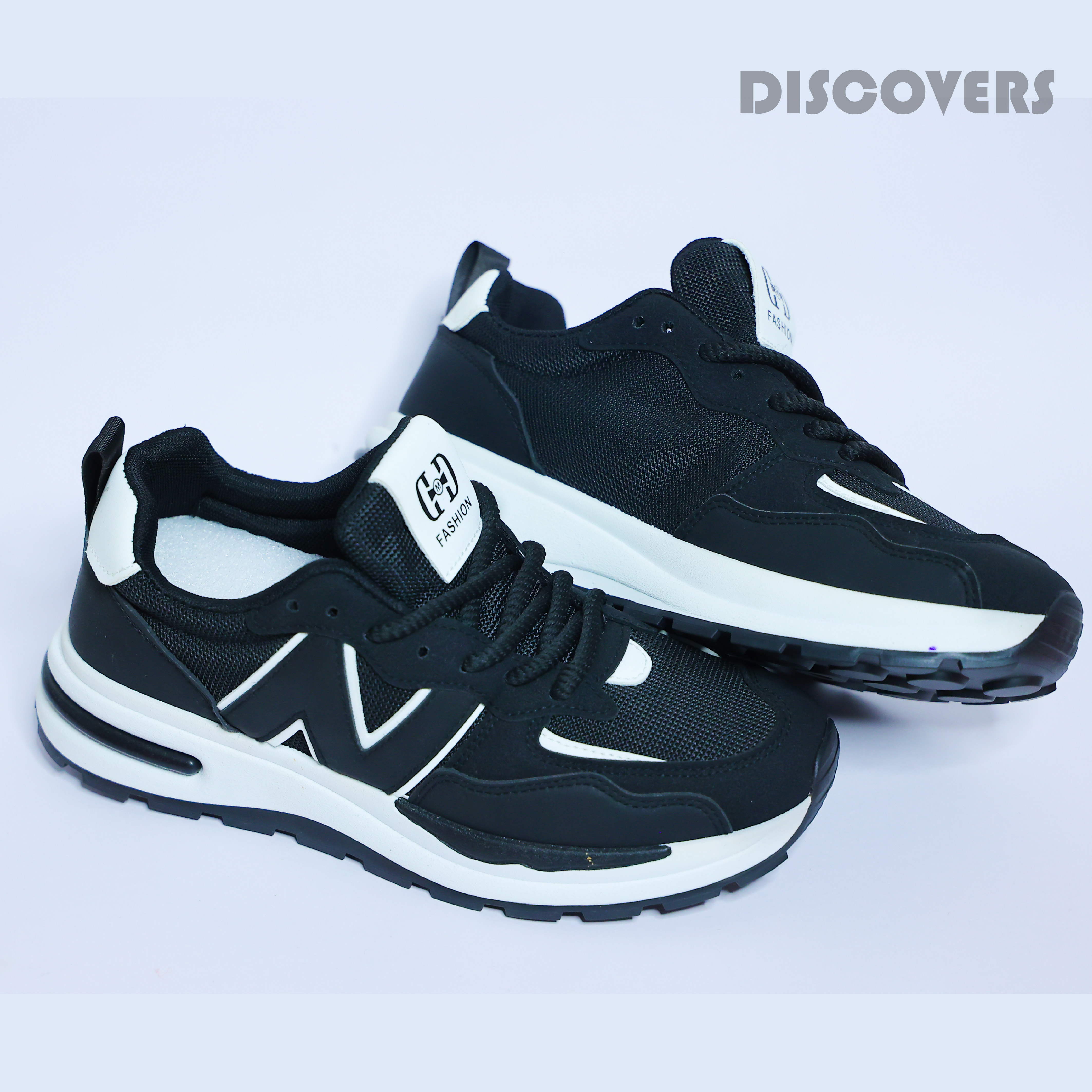 Black and White Athletic Sneakers