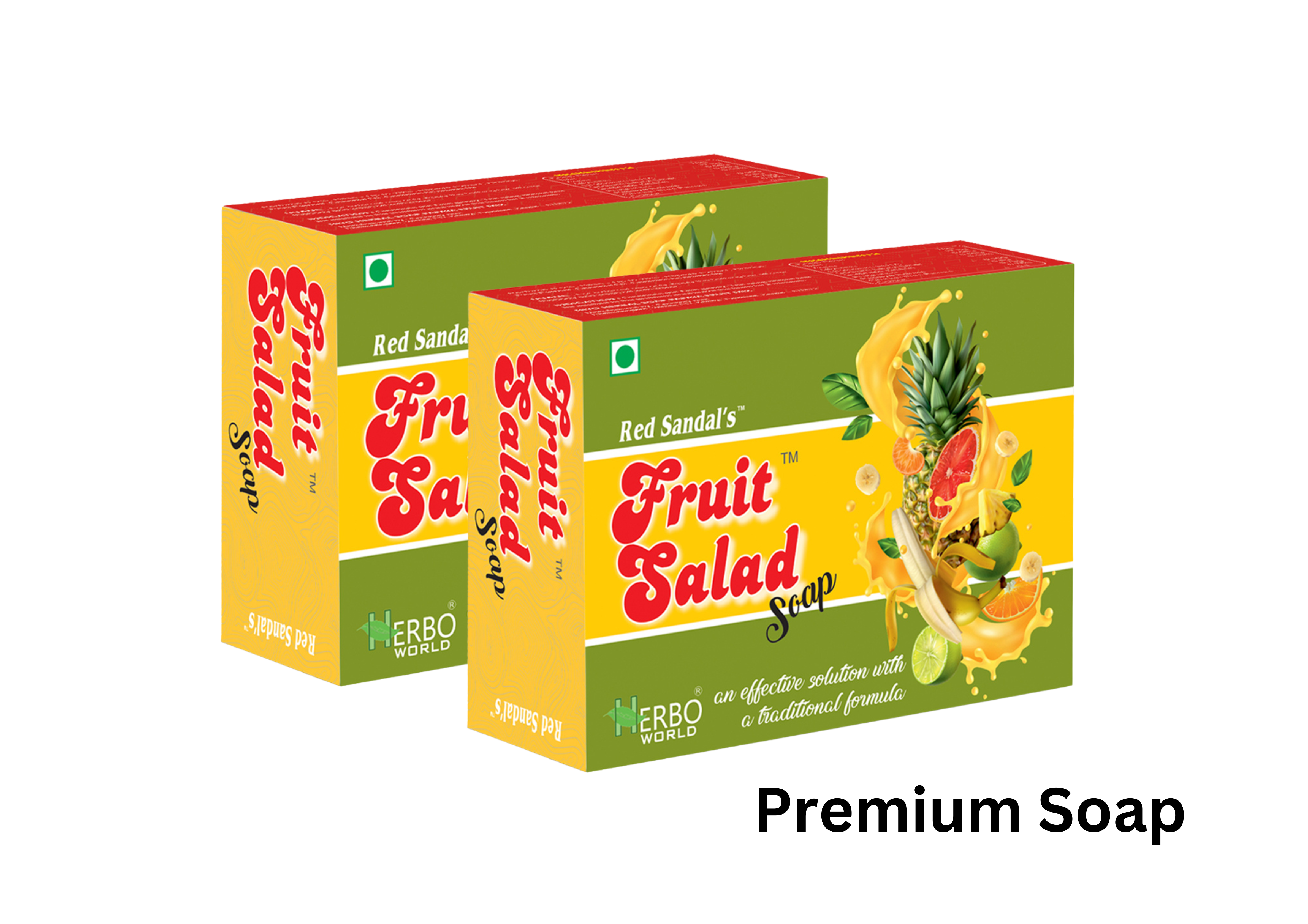  Fruit Salad Glycerin Soap Premium Soap (100g) Pack Of 2 - GET 30% OFF