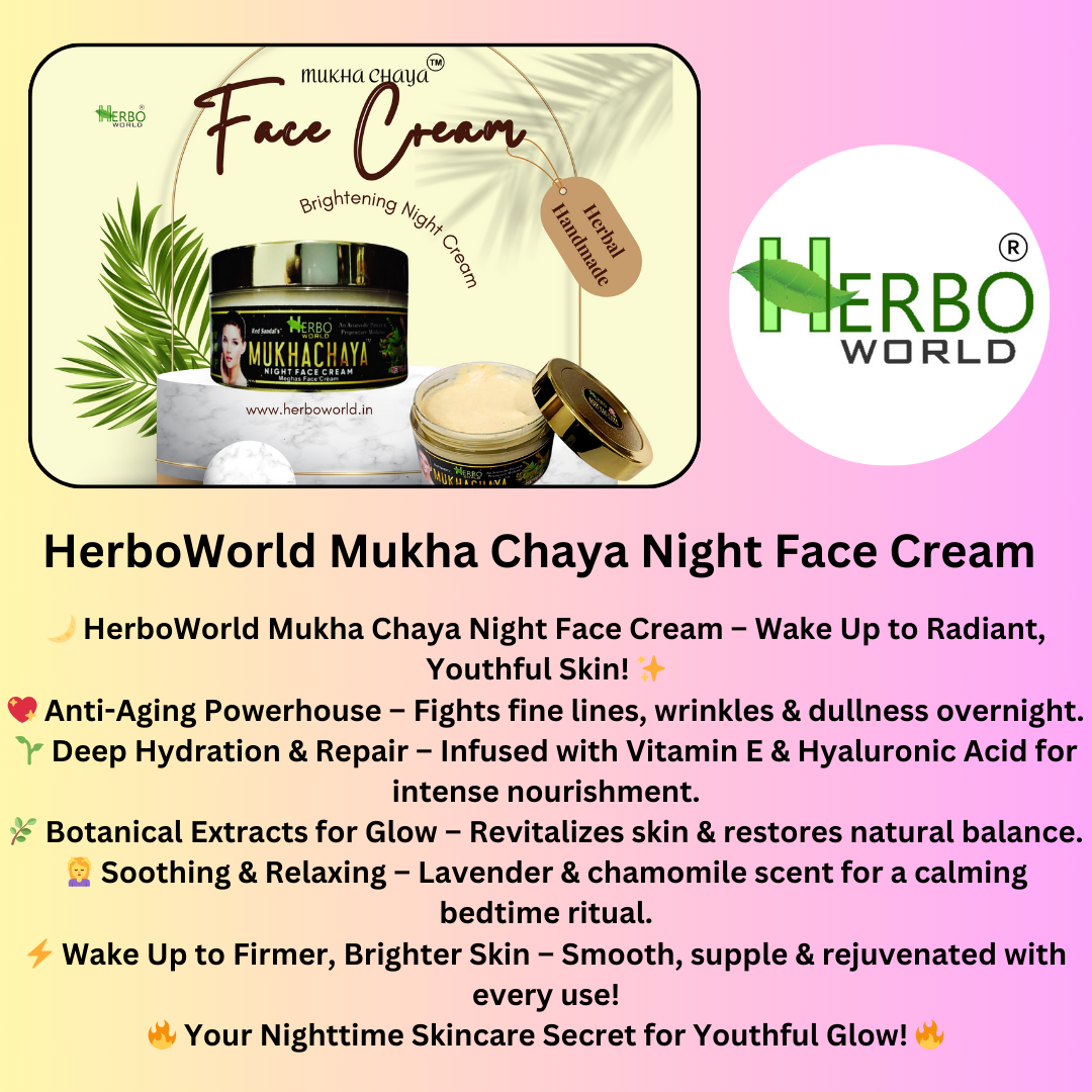 🌙 Mukha Chaya Night Face Cream – Get 30% off