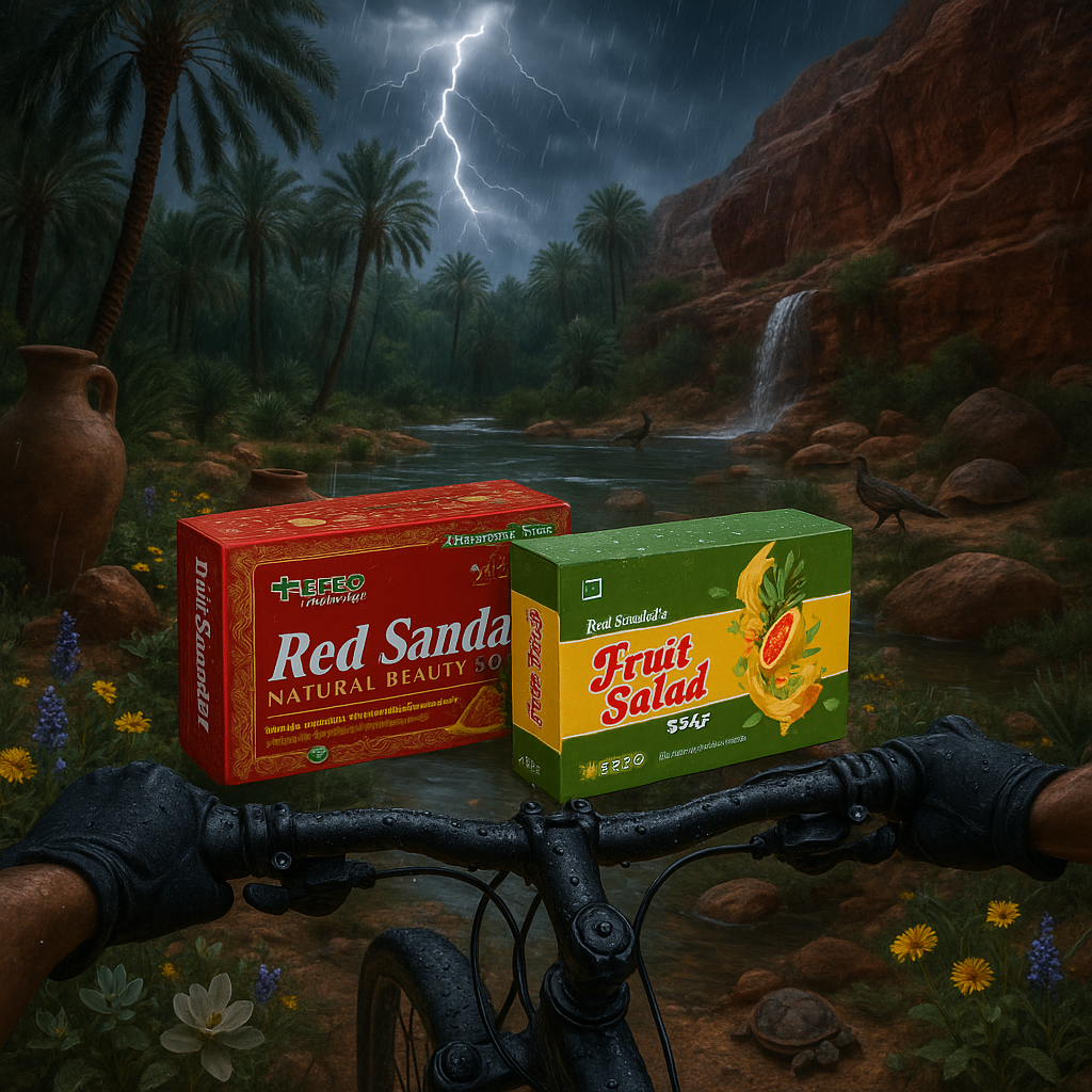 Red Sandal Soap Pack Of 10 - Get 160/- Worth Of Glycerin Soap 100% Free
