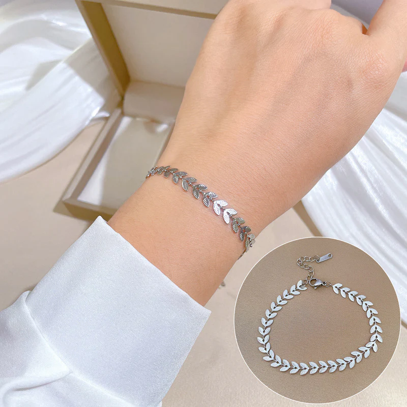 BRACELET FEUILLES 