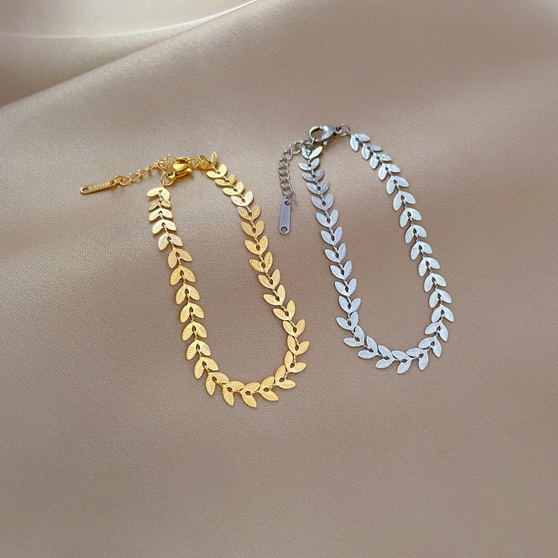 BRACELET FEUILLES 