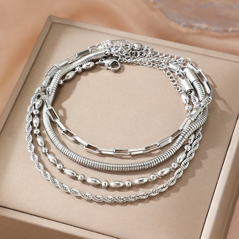 BRACELET LAIA ACIER ARGENT