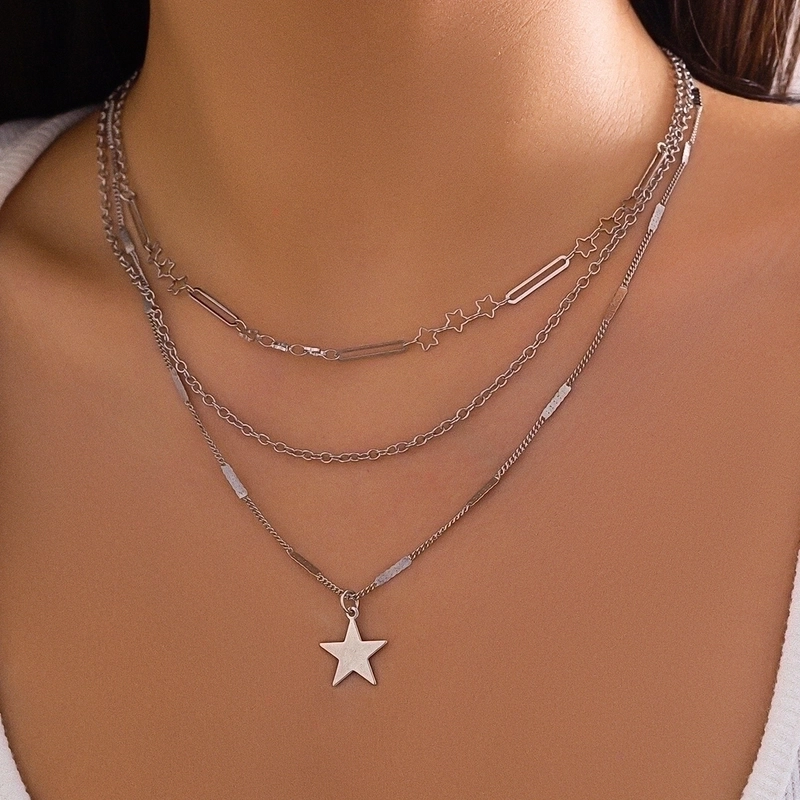 COLLIER LIVIA ACIER ARGENT