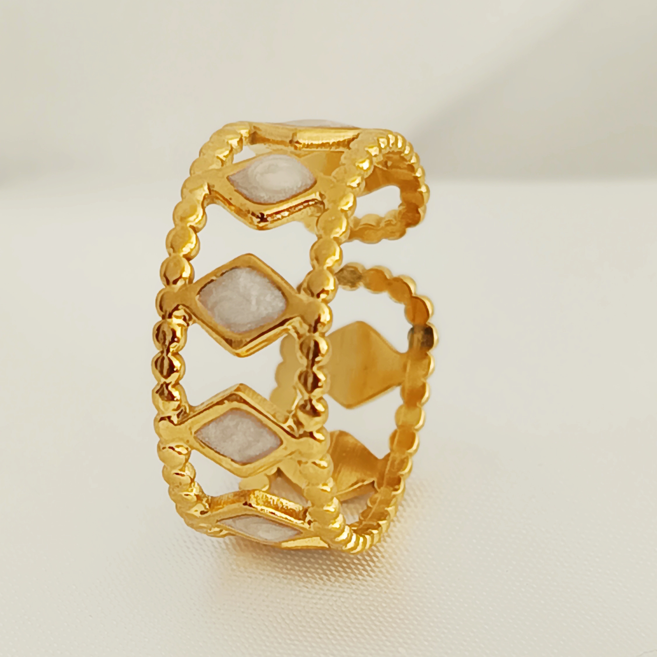 BAGUE SOSSO BLANCHE