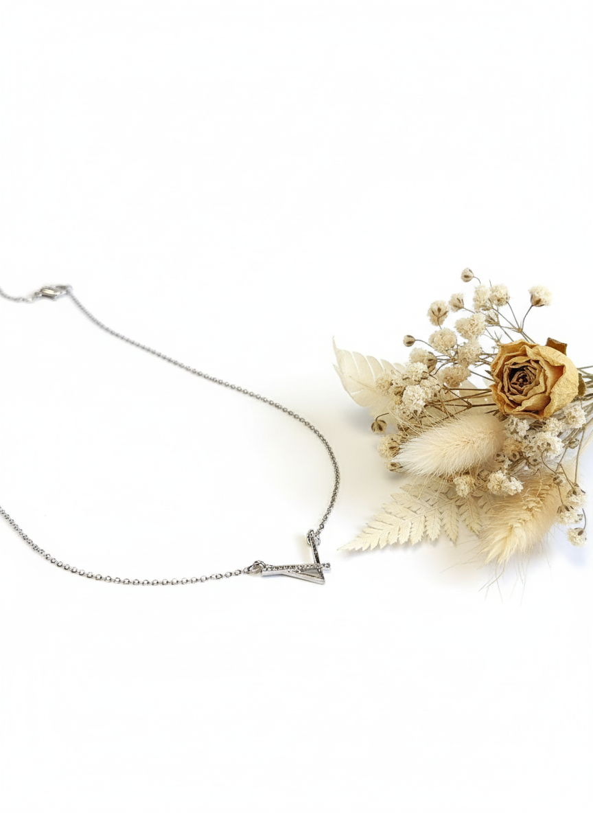 COLLIER DIANA ACIER ARGENT