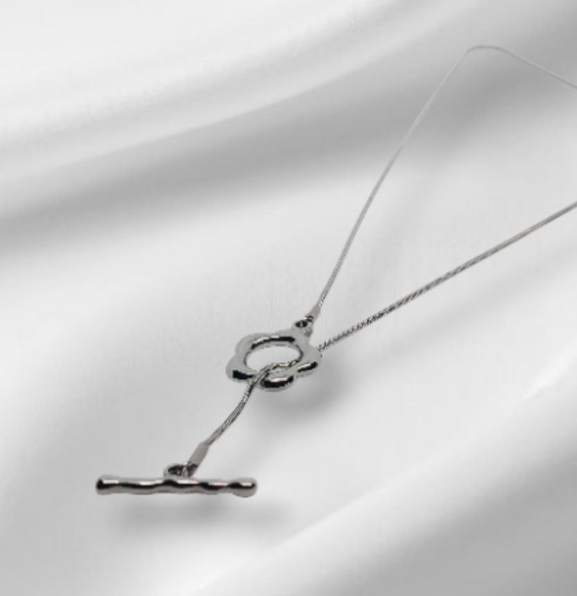 Collier LOLA acier argenté