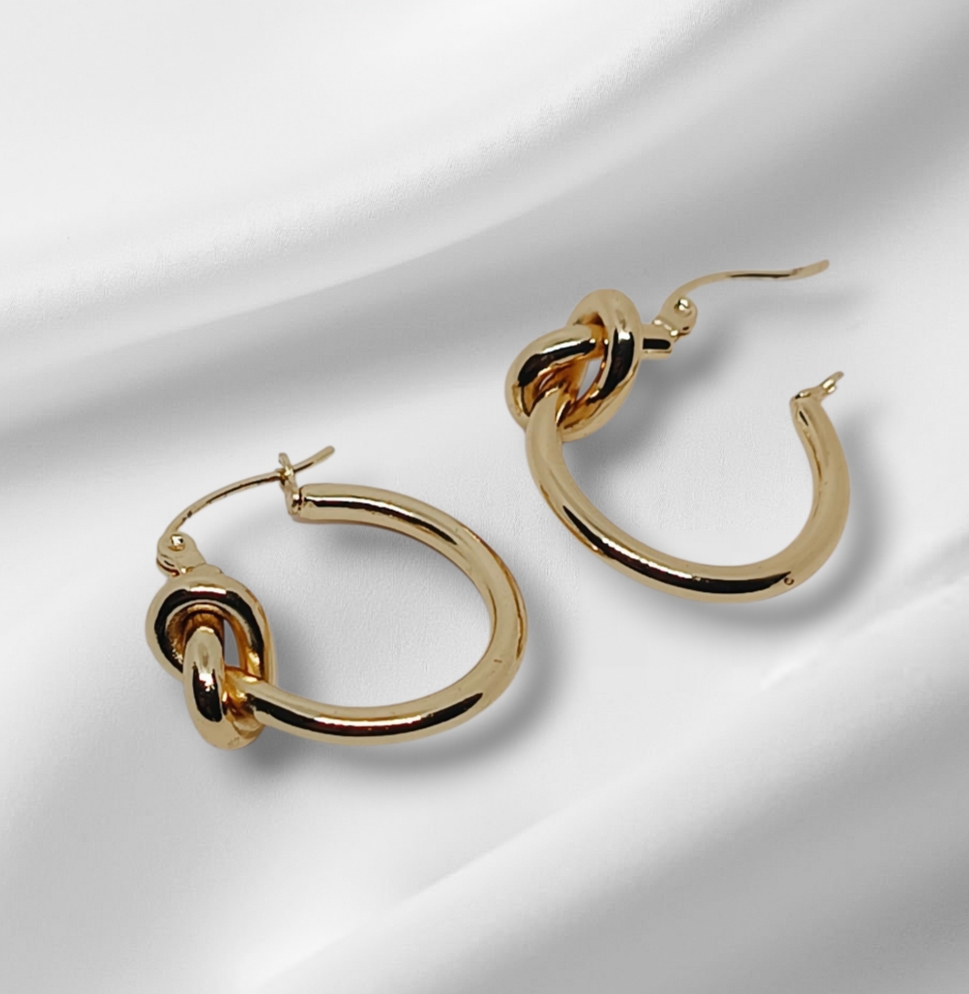 Boucles d'oreilles dorées ERINE