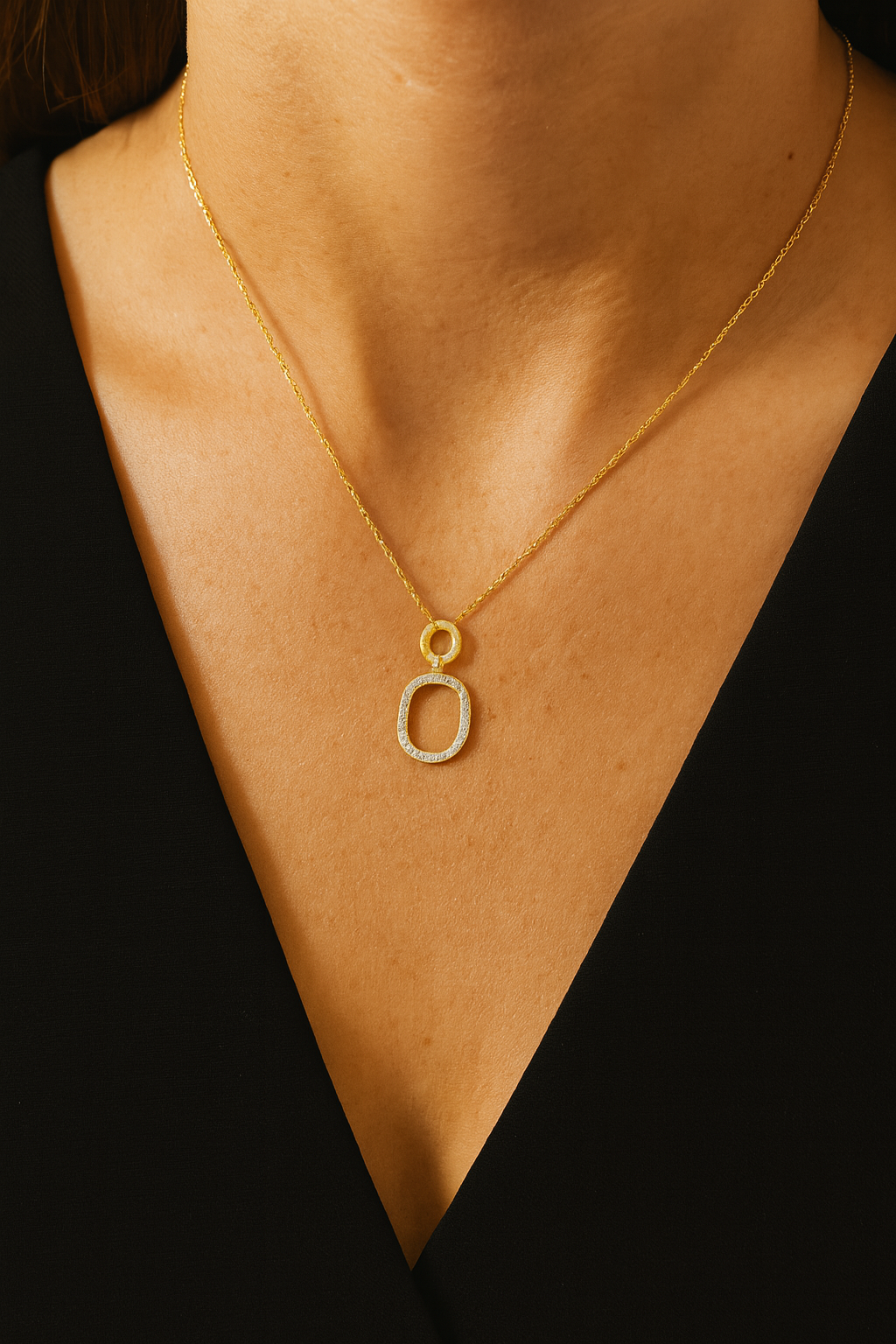 Colliers EMILIA acier doré