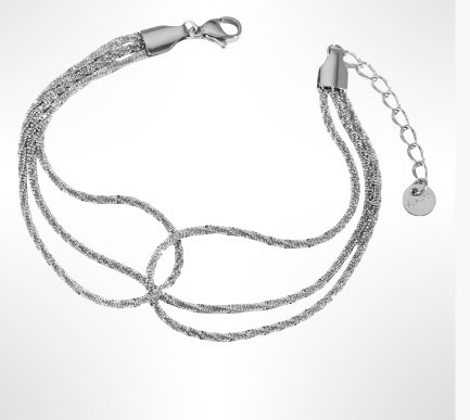 Bracelet en chaîne argengtée MARIA