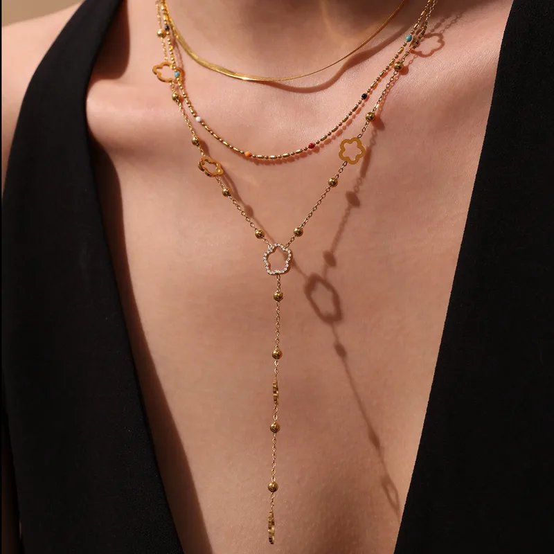 Collier SOPHIE acier doré