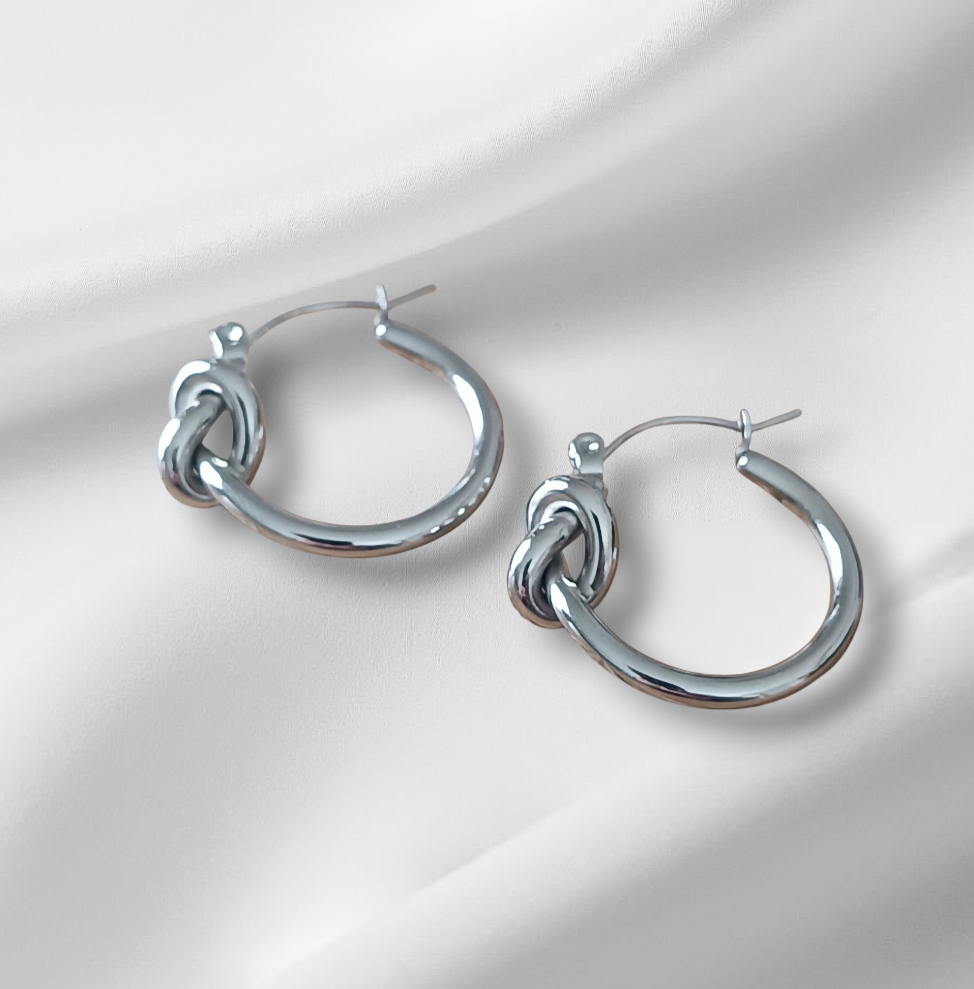 Boucles d'oreilles argentées ERINE