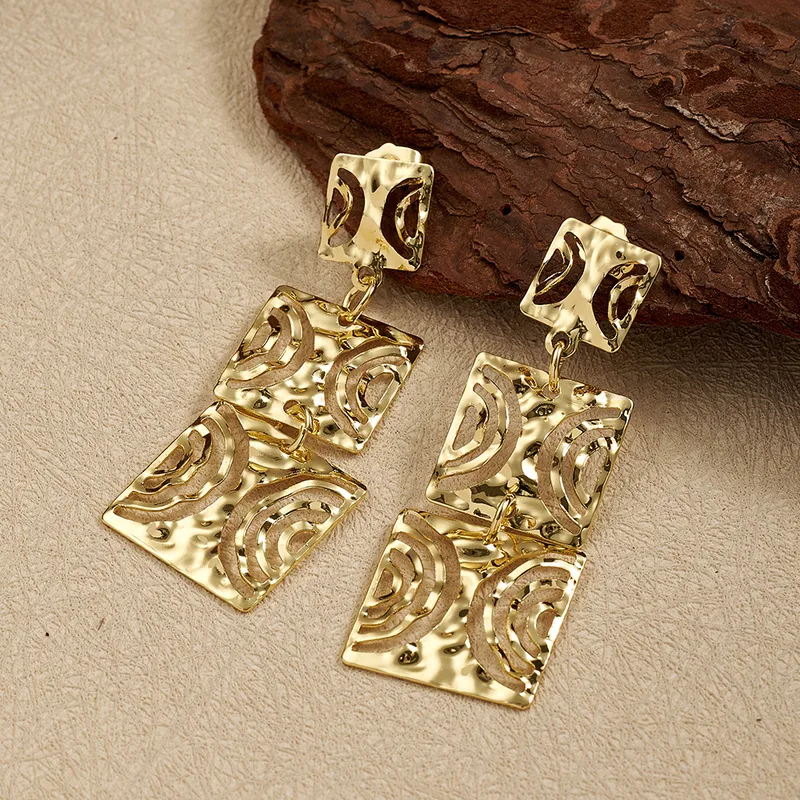 Boucles d'oreilles dorées ADA