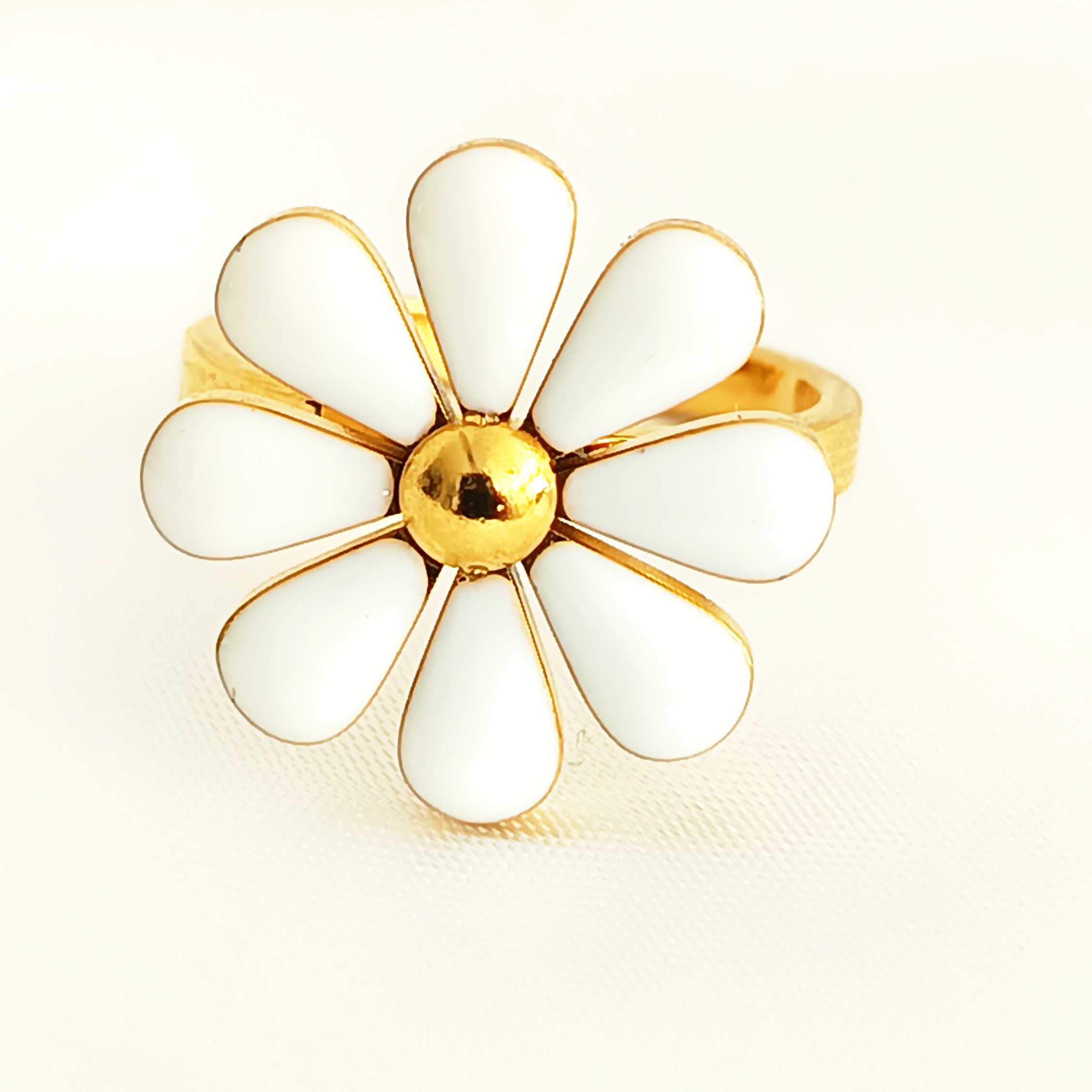 BAGUE MARGUERITE BLANCHE
