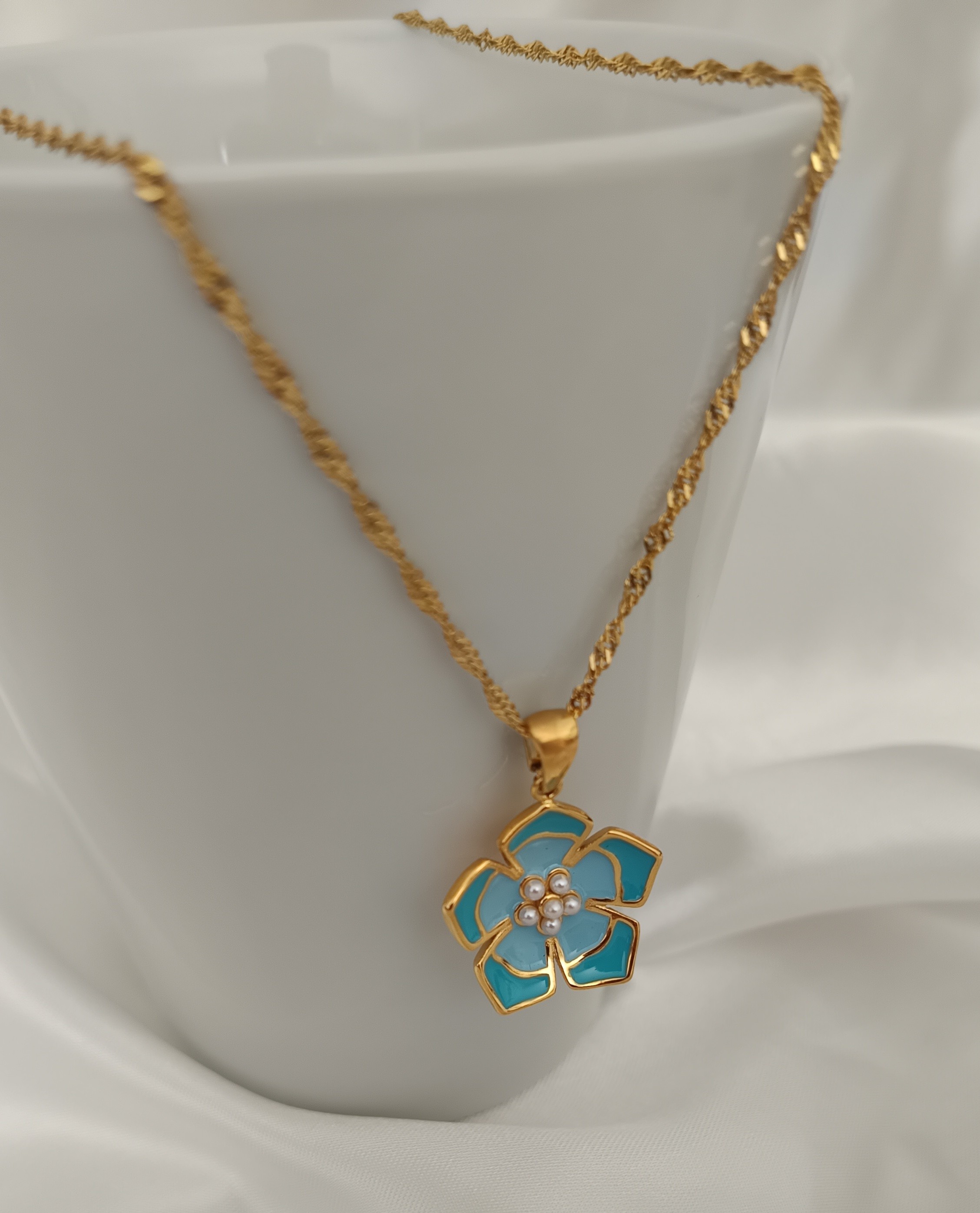  COLLIER CLEO BLEU