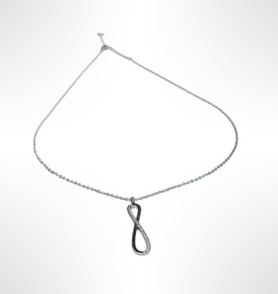 COLLIER ODELIA ACIER ARGENT