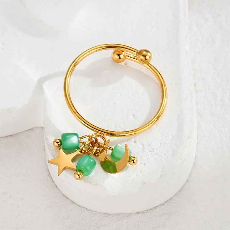 BAGUE JUNON VERTE