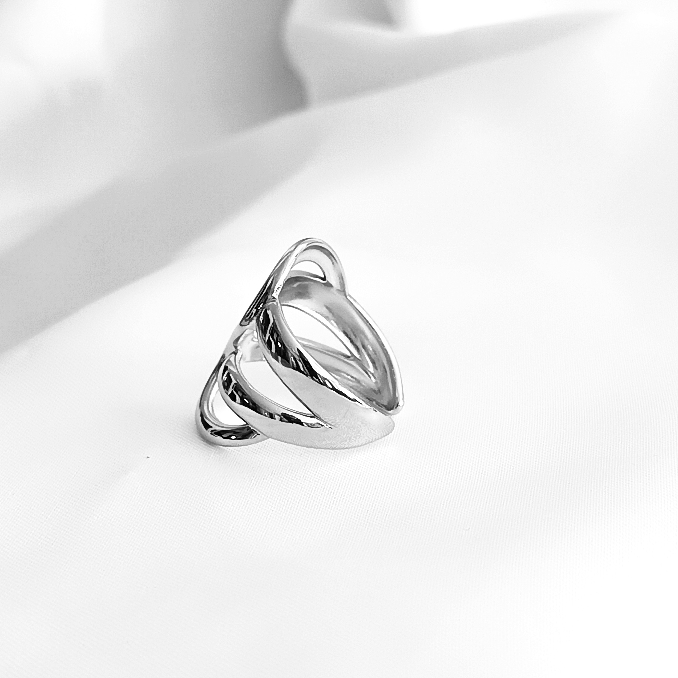 BAGUE MAELYS ACIER ARGENT